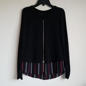 BCX Blouse Junior Tops Long Sleeve